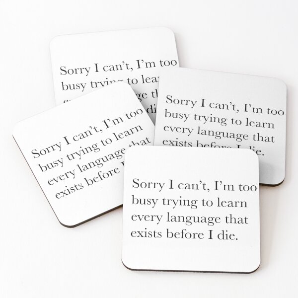 Item preview, polyglot language learning  designed and sold by moremattie.