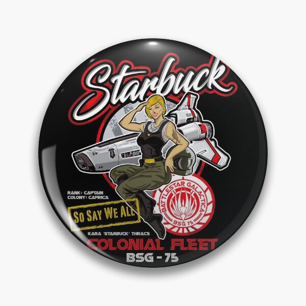 Item preview, Starbuck Colonial Fleet Pilot designed and sold by Alema Art.