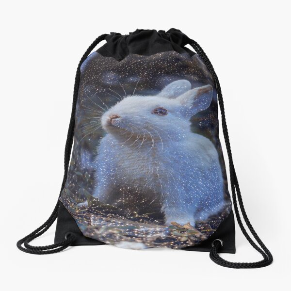 Drawstring Backpack Easter Bunny Blue Bunnies Rucksack Drawstring Backpack Easter Bunny Blue Bunnies Rucksack