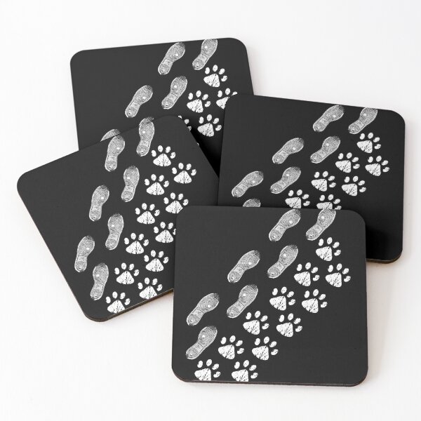 Item preview, Dog paws shoe print puppy dog women men designed and sold by DerNerd.