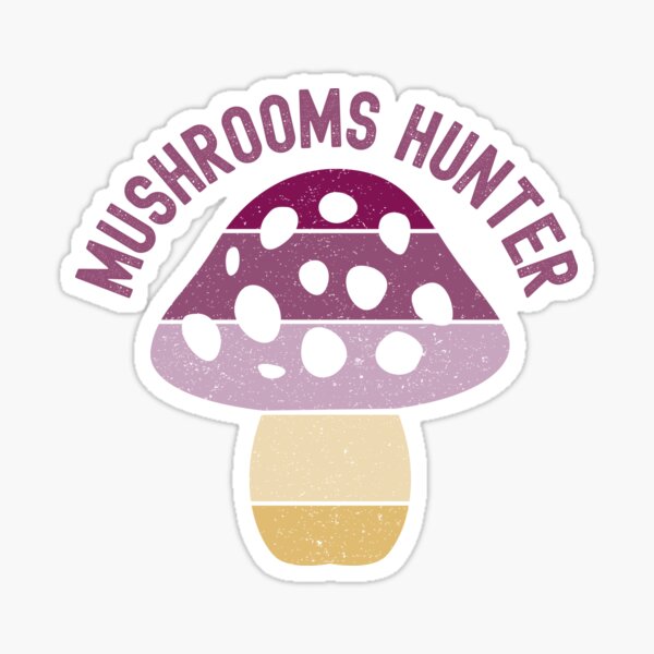 Mushrooms Hunter Sticker