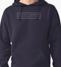 God is a Concept - John Lennon (grey) Pullover Hoodie