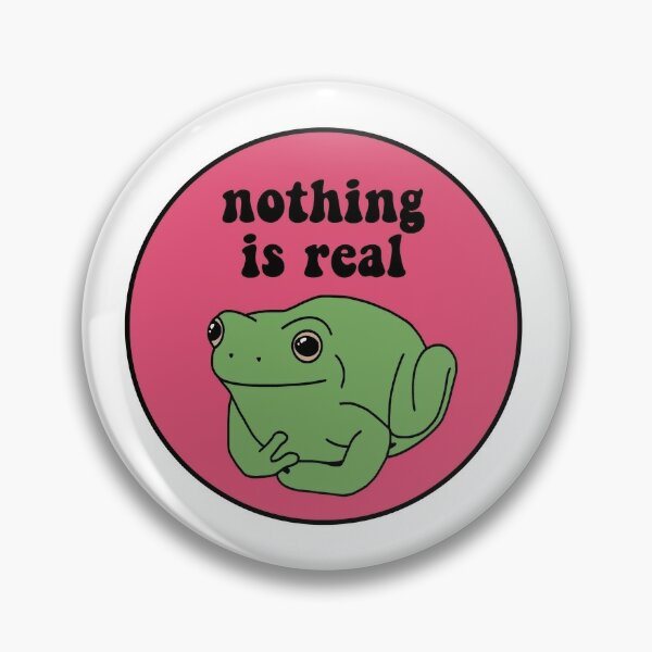 Frog Pin Button  Pastel Donut Shop