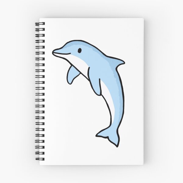 Item preview, Super cute dolphin for dolphin lovers, baby blue dolphin designed and sold by Barolina.
