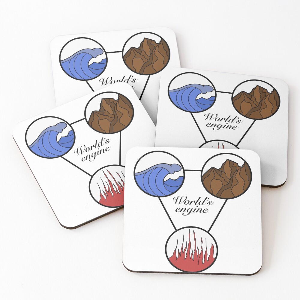 Item preview, Coasters (Set of 4) designed and sold by Inkowski.