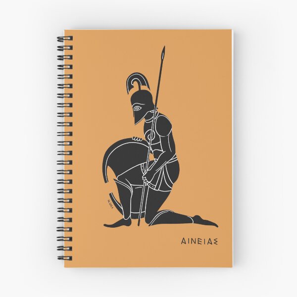 Item preview, The Iliad - Black-figure pottery, Aeneas designed and sold by CloudyCreativa.