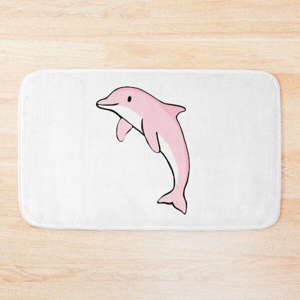 Item preview, Super cute dolphin for dolphin lovers, baby pink dolphin designed and sold by Barolina.
