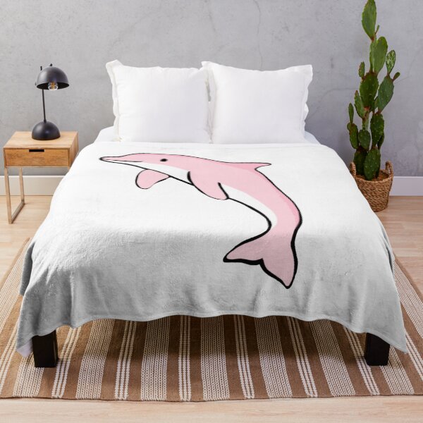 Item preview, Super cute dolphin for dolphin lovers, baby pink dolphin designed and sold by Barolina.