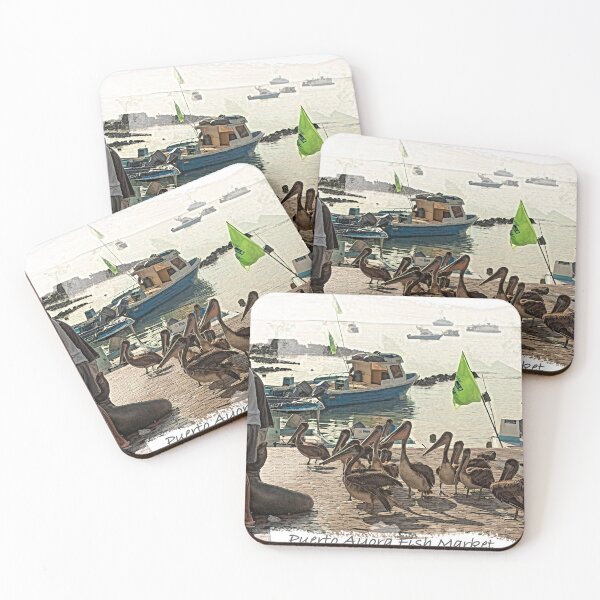 Item preview, Puerto Ayora Fish Market designed and sold by Yukondick.