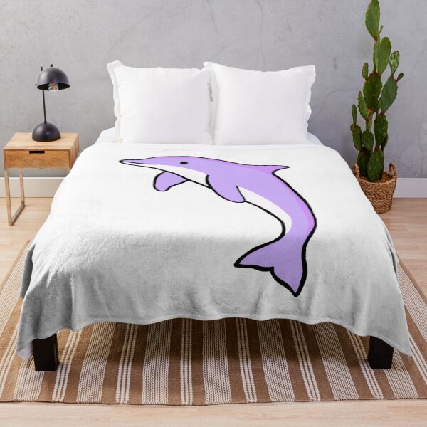 Item preview, Super cute dolphin for dolphin lovers, pastel purple dolphin designed and sold by Barolina.
