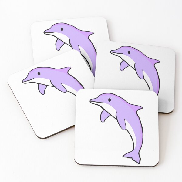 Item preview, Super cute dolphin for dolphin lovers, pastel purple dolphin designed and sold by Barolina.
