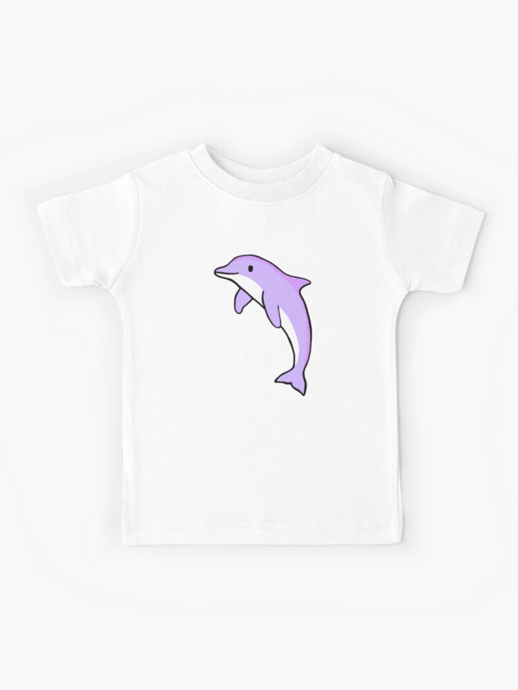 Camiseta para niños «Delfín súper lindo para los amantes de los delfines,  delfín morado pastel» de Barolina | Redbubble