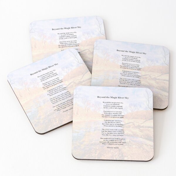 Item preview, Beyond the Magic River Sky Poem by Pamela Storch designed and sold by Pamela Storch.