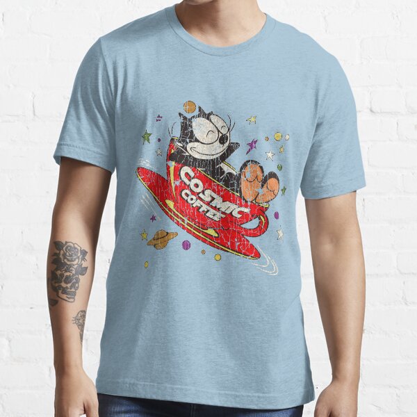 Felix The Cat Cosmic Coffee Vintage Essential T-Shirt