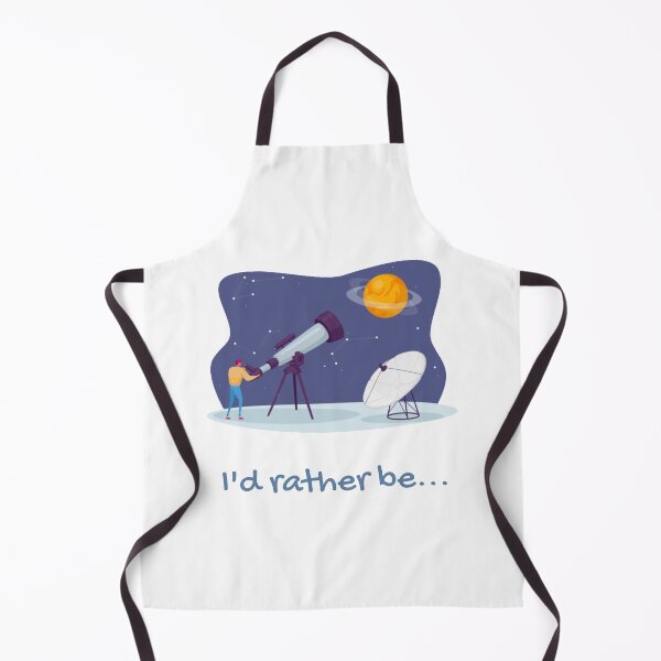 Item preview, I'd Rather Be...Astronomy Telescope Stargazing designed and sold by AstroWitster.