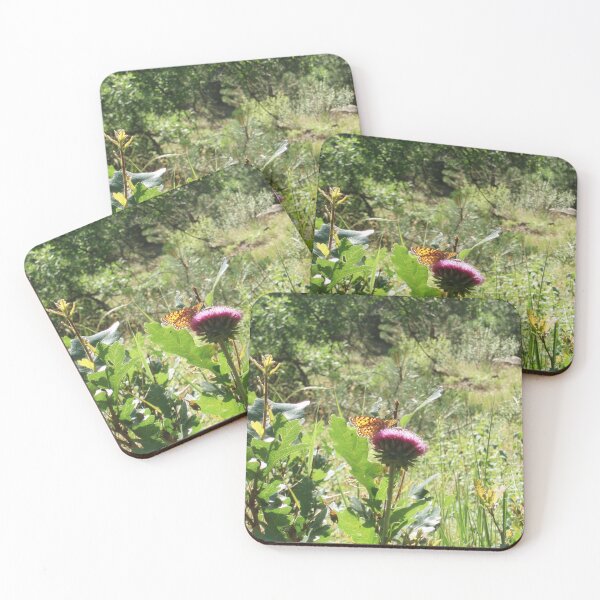 Item preview, Rocky Mountain Butterfly kissing a flower designed and sold by SparkVIPMedia.