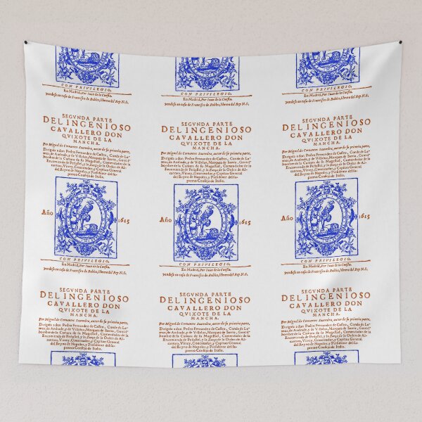 Item preview, Don Quijote 2nd Book cover WHITE designed and sold by empanadilla.