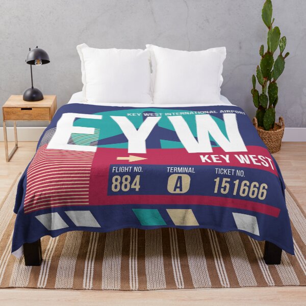 Item preview, Key West (EYW) Airport Code Baggage Tag designed and sold by SLAG-Creative.