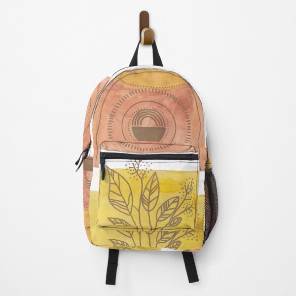 Item preview, Boho Terracotta and Gold with Leaves designed and sold by LusterGear.