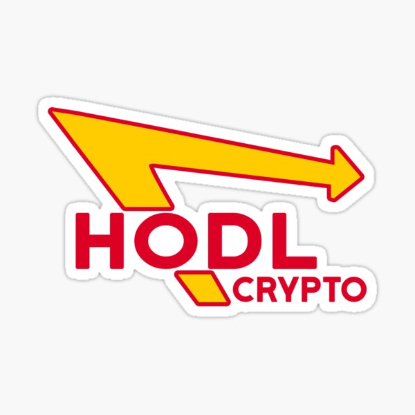 HODL Crypto Sticker