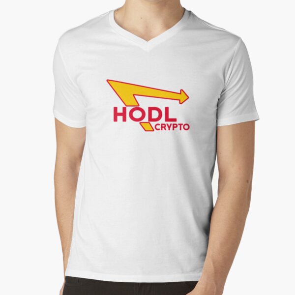 HODL Crypto V-Neck T-Shirt