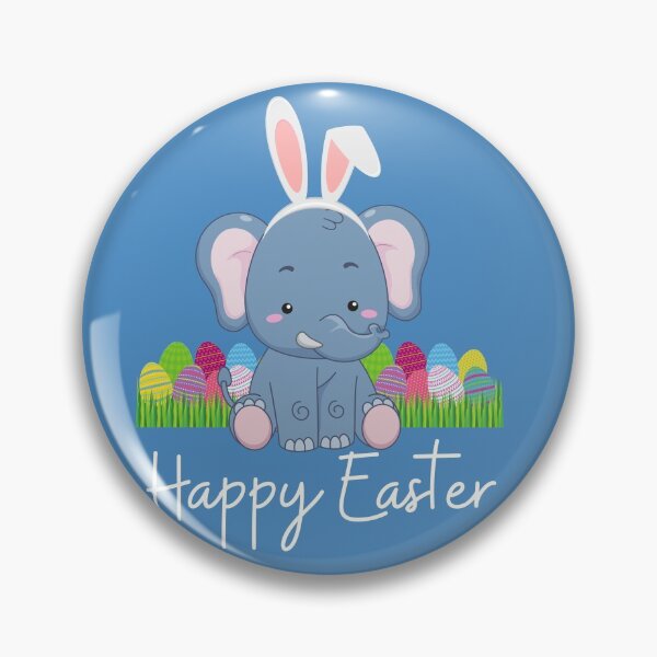 Item preview,  Easter Elephant in  Bunny ears designed and sold by GulQari.