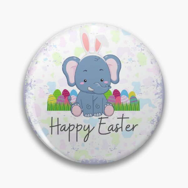 Item preview,  Easter Elephant in  Bunny ears designed and sold by GulQari.