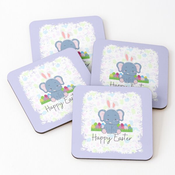 Item preview,  Easter Elephant in  Bunny ears designed and sold by GulQari.