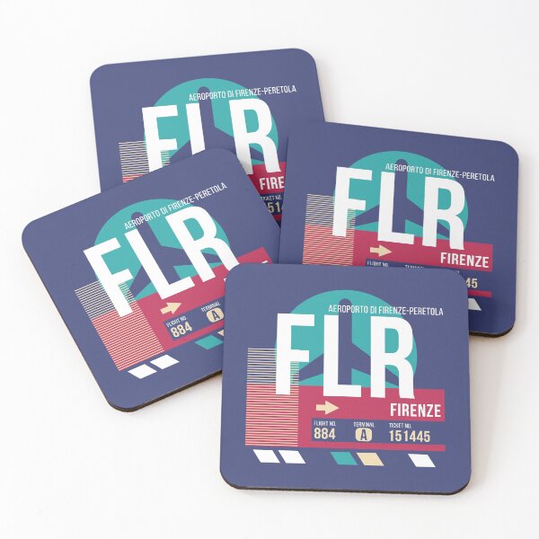 Item preview, Florence (FLR) Airport Code Baggage Tag designed and sold by SLAG-Creative.