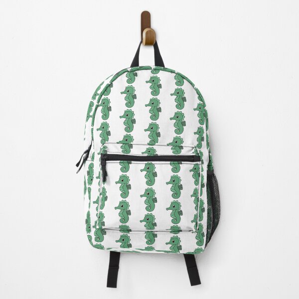 Item preview, Super cute seahorse for seahorse lovers, teal and dark green seahorse designed and sold by Barolina.