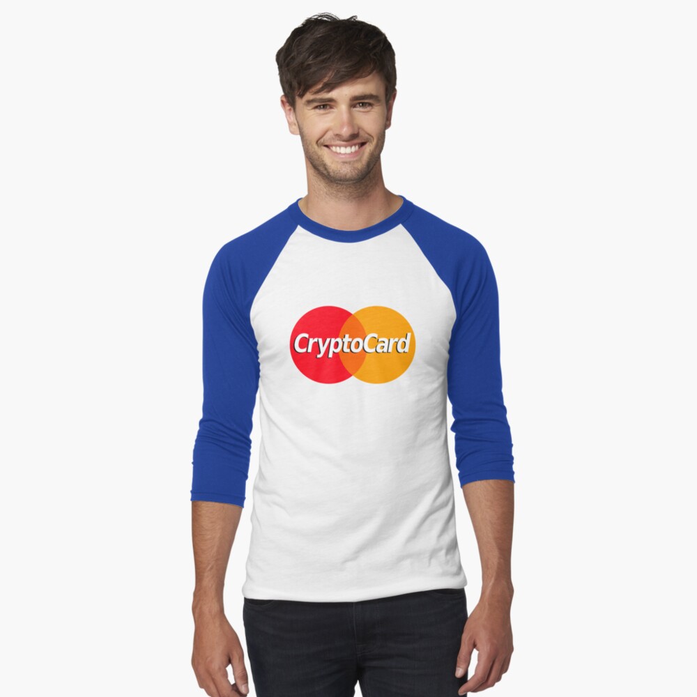 CryptoCard Baseball ¾ Sleeve T-Shirt