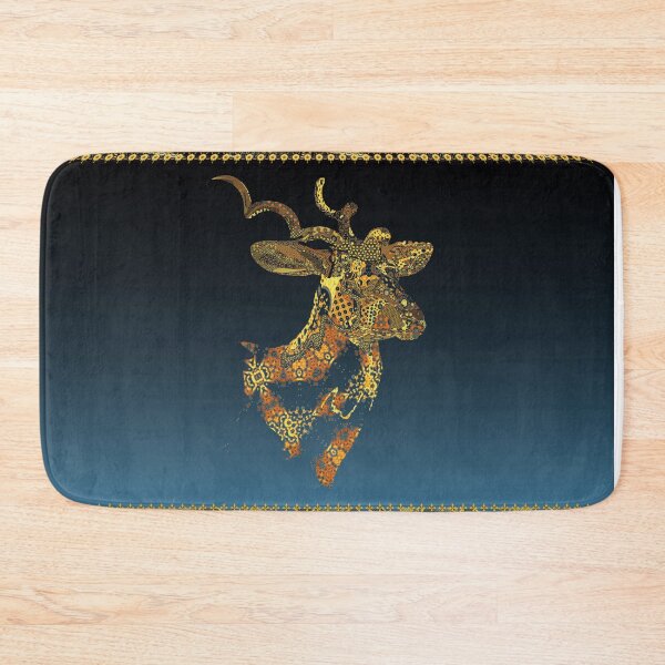 Item preview, Addax in Pattern with Chocolate Cream Deco designed and sold by Kay Patterson.