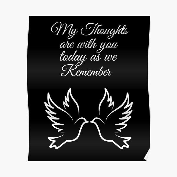 In Loving Memory Posters Redbubble