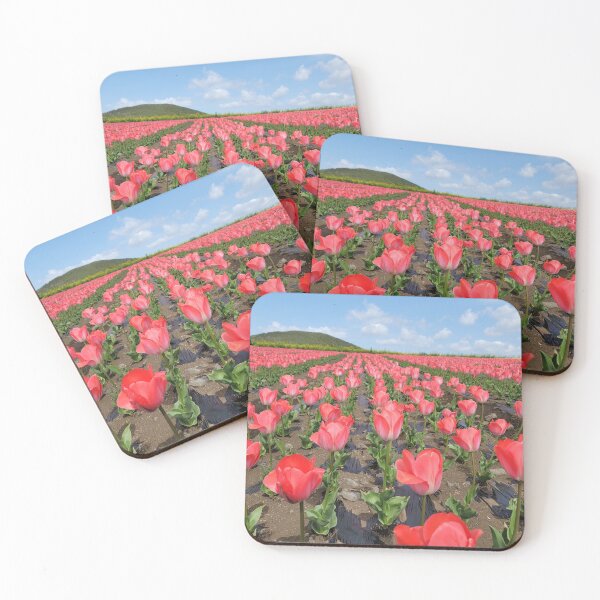 Item preview, Red Tulip Flower on Boromwat of  Jeju Island, Korea. designed and sold by human8891.