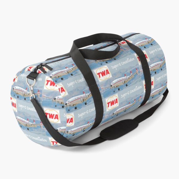 TWA Lockheed Super-G Constellation Duffle Bag