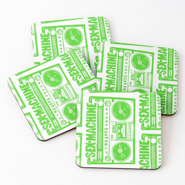 Item preview, Boom Box : Green - original linocut design and print designed and sold by PixelPalmer.