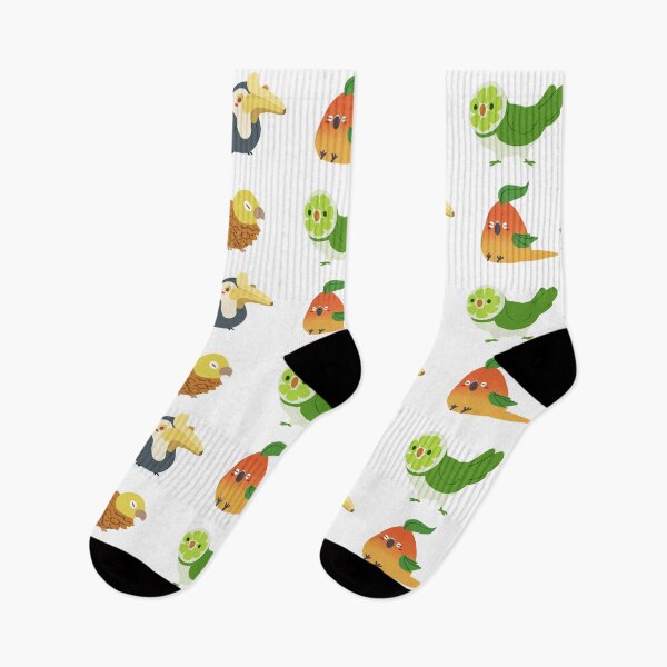 Item preview, Tropical Bird Fruits -- Cute Quaker Parrot, Cute Sun Conure, Cute Toucan, Cute Pineapple Conure designed and sold by Alice Cheng.