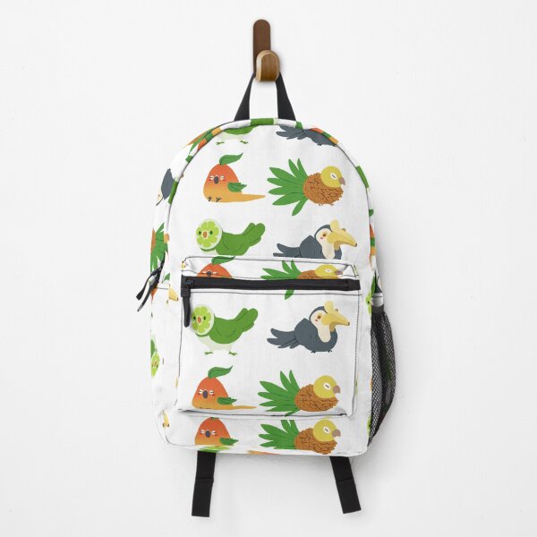 Item preview, Tropical Bird Fruits -- Cute Quaker Parrot, Cute Sun Conure, Cute Toucan, Cute Pineapple Conure designed and sold by Alice Cheng.