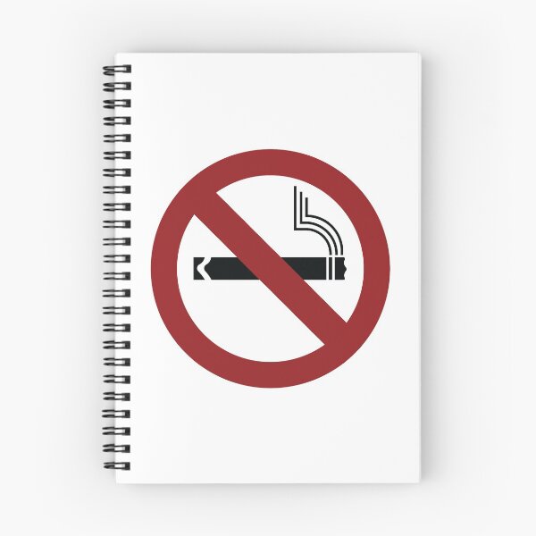 Item preview, No Smoking Sign Red Circle Black Cigarette designed and sold by Moyanana.