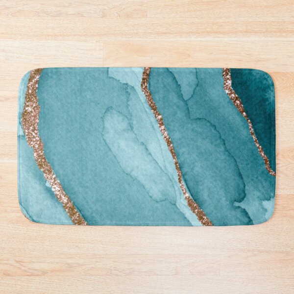 Item preview, Blue Gold Turquoise Marble designed and sold by ZaydounStark.