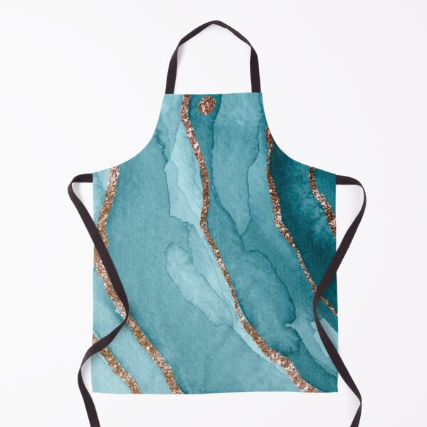 Item preview, Blue Gold Turquoise Marble designed and sold by ZaydounStark.
