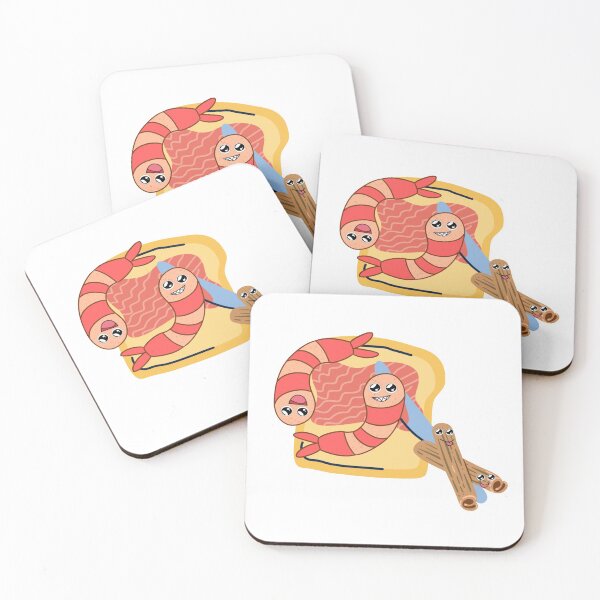 Item preview, Cute Funny Cinnamon Shrimp Toast  designed and sold by ICRainbowMoons.
