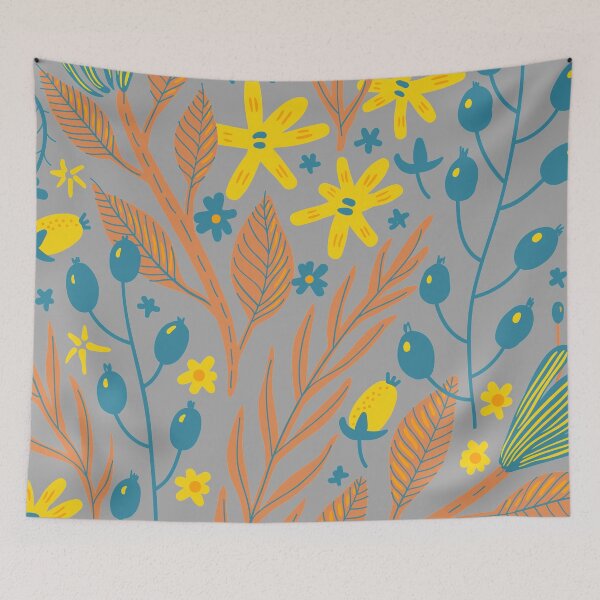 Item preview, Flowers, Branches and Leaves on Color designed and sold by Ksaavet.