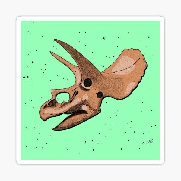 Triceratops Head Dinosaur CUFFLINKS Fossil Collector Hunter Present GIFT BOX 