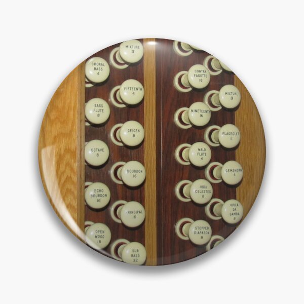Item preview, Organ Stops - Exeter Cathedral designed and sold by MidnightMelody.