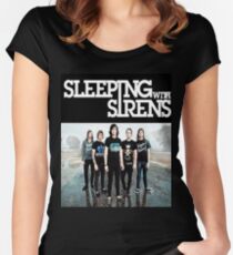 Sleeping With Sirens Women's Fitted Scoop T-Shirt