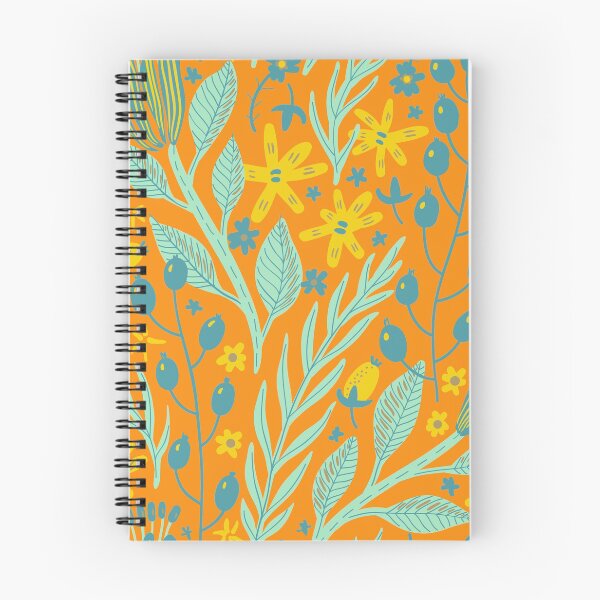Item preview, Flowers, Branches and Leaves on Vivid Salmon designed and sold by Ksaavet.