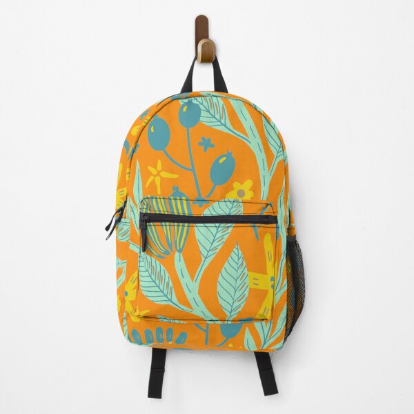 Item preview, Flowers, Branches and Leaves on Vivid Salmon designed and sold by Ksaavet.