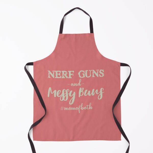 Item preview, Nerf Guns and Messy Buns Mom of Both funny Womens mom  designed and sold by Dream-bubble.