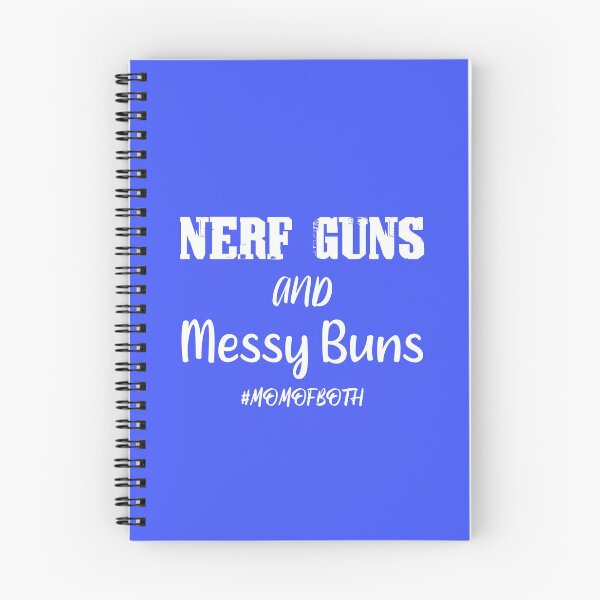Item preview, Nerf Guns and Messy Buns Mom of Both funny Womens mom  designed and sold by Dream-bubble.